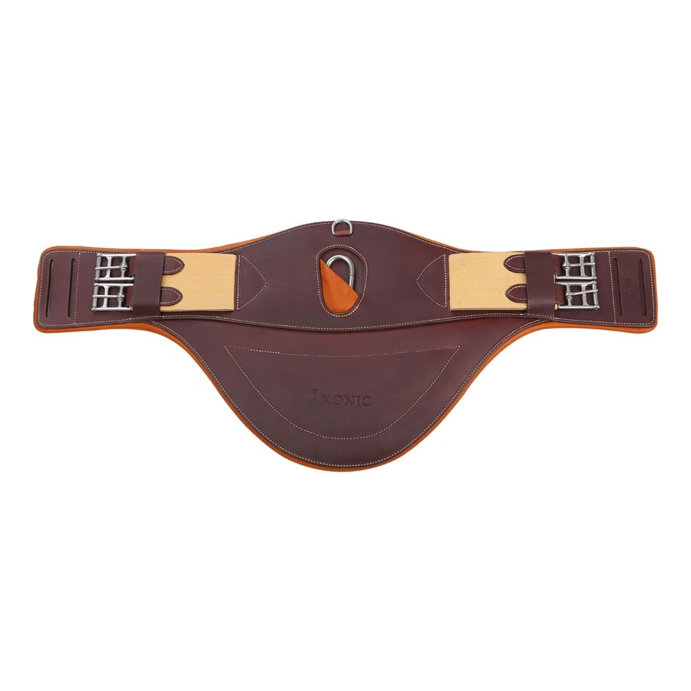 IKONIC Leather event belly girth "ROUND"