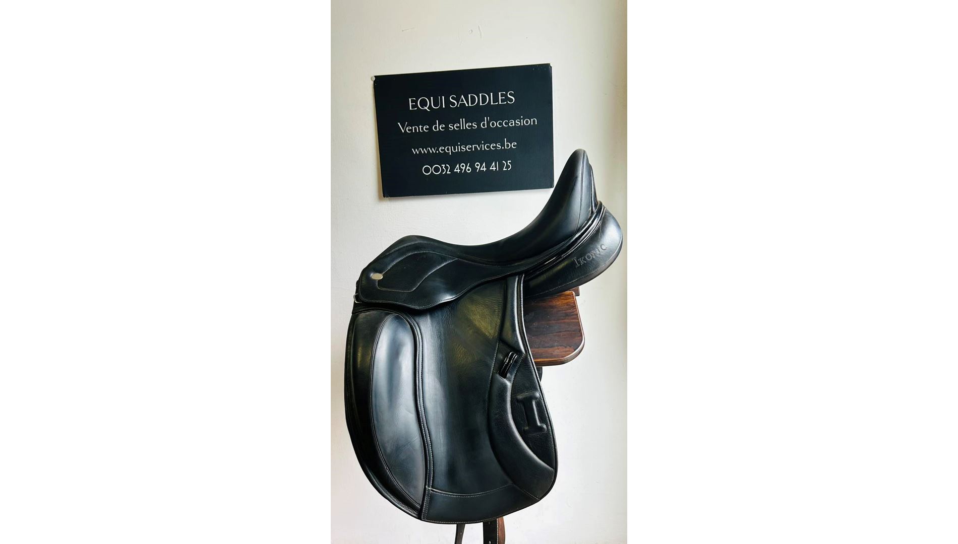 190910816  Selle Dressage IKONIC "Evolution" Mono quartier-Standart-Taquet long