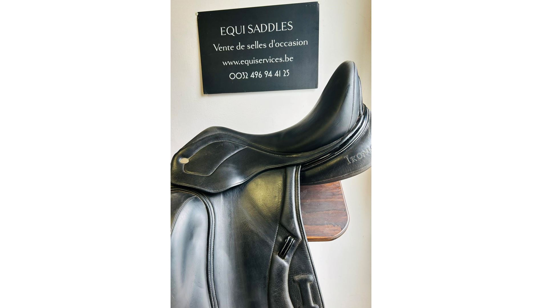 190910816  Selle Dressage IKONIC "Evolution" Mono quartier-Standart-Taquet long