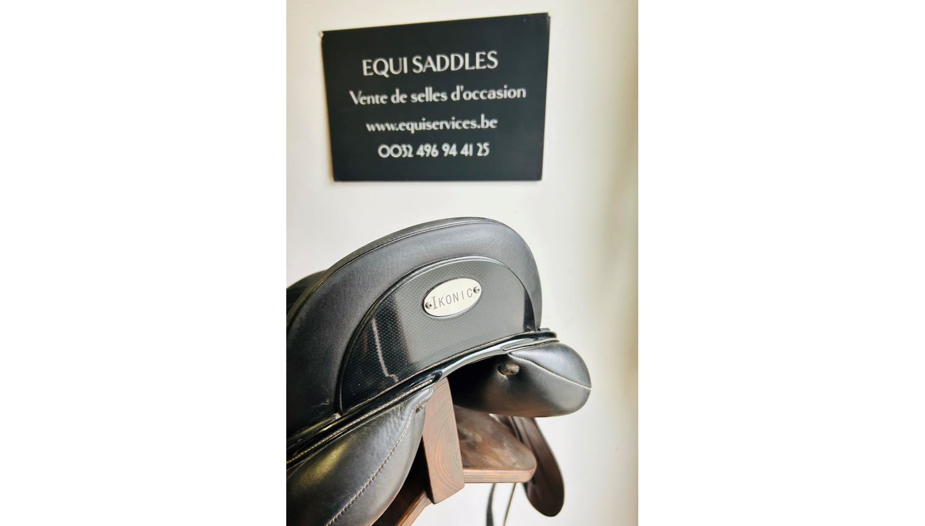 190910816  Selle Dressage IKONIC "Evolution" Mono quartier-Standart-Taquet long