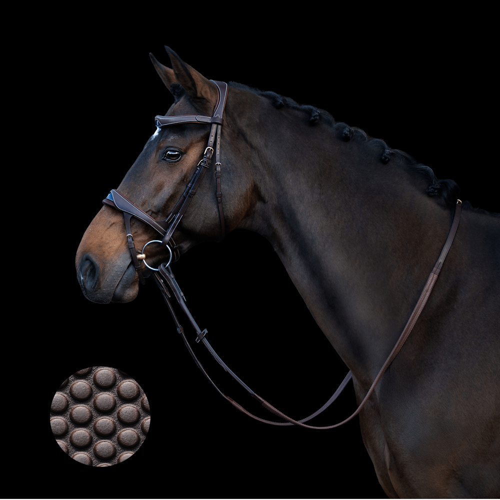 IKONIC Rubber Reins Hook stud 20mm