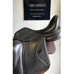 21123990  Selle de Dressage IKONIC "Hybride" Mono quartier-Standart-Taquet long