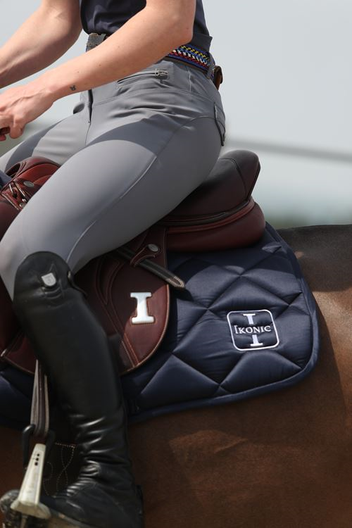 Ikonic Satin Saddle pad with Mesh Lining  