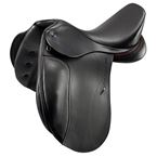 Ikonic "Evolution" Dressage Double Flap Plain Saddle