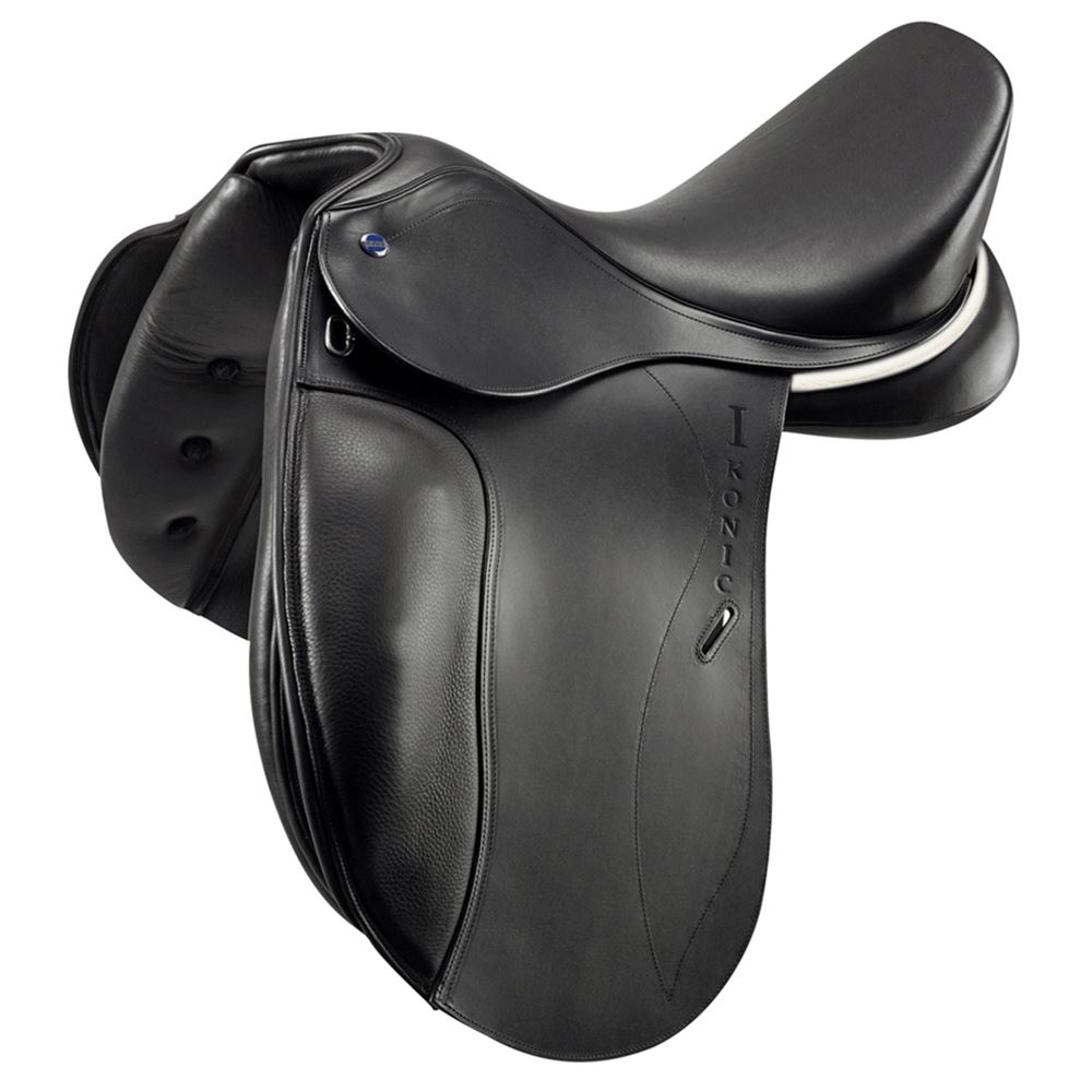 Ikonic "Evolution" Dressage Double Flap Plain Saddle