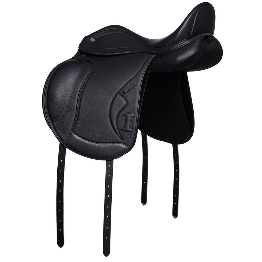 IKONIC "Evolution" Dressage Kalfslederbekleding Voorgevormd Zweetblad