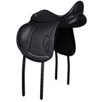 IKONIC "Evolution" Dressage Kalfslederbekleding Voorgevormd Zweetblad