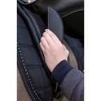 IKONIC "Evolution" Selle Dressage Quartier Veau Taquet Velcro