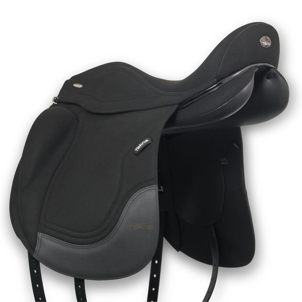 Tekna “Dynamix” Dressuurzadel Gevulde Mono Zweetblad
