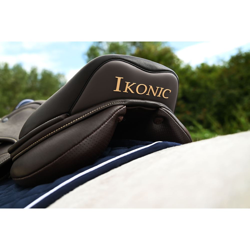 IKONIC "Light" Springzadel kalfslederbekleding