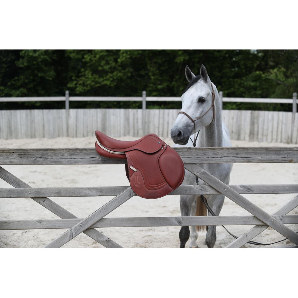 IKONIC "Evolution" Springsattel Kalbsleder