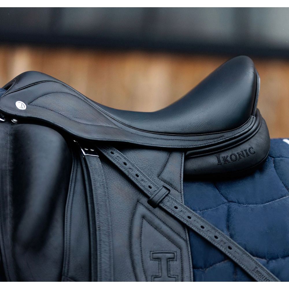 Evolution dressuurpony zadel met enkel zweetblad