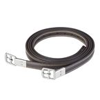 IKONIC Stijgbeugelriemen nylon met lederbekleding