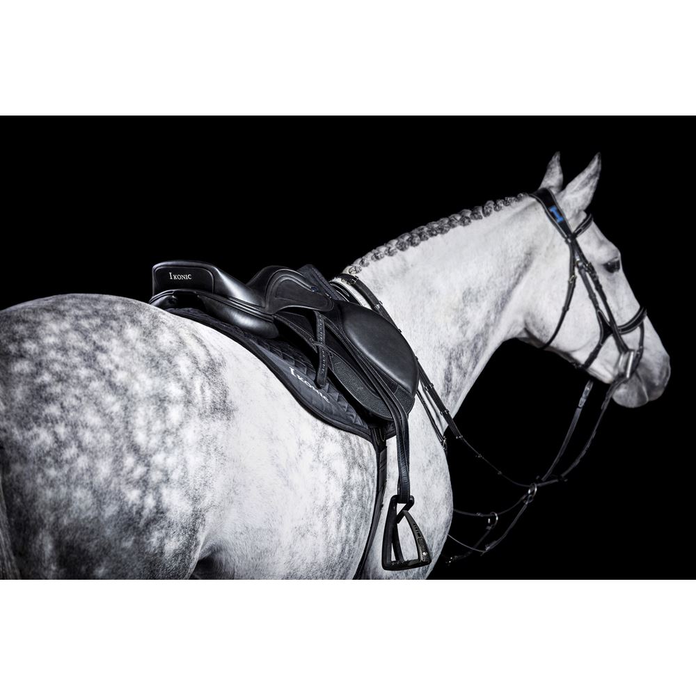 IKONIC "Evolution" Springzadel kalfslederbekleding "BLACK SERIES"