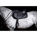 IKONIC "Evolution" Springzadel kalfslederbekleding "BLACK SERIES"